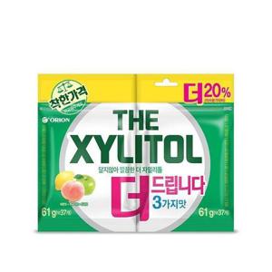 [오리온][오리온] 오리온 더 자일리톨 껌 리필_ 122g (11740610)