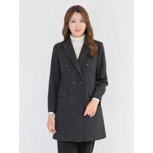 [모슬린]엄마옷 2온스 누비 카라 정장 무지하프코트 MQG125234 마담 미시 중년여성 빅사이즈 할머니옷 50..