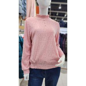 [올포유](가격인하) 여성 에리셔링 레이스 스판 티 블라우스,겉기모 부드러운 터치감으로 착용감 우수_AL..