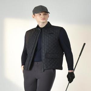 [PREMIUM] 남자 블랙 퀼팅 패딩 VEST (DGJU4D723BK)