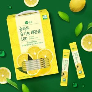 올즙 올바른 유기농 레몬즙 100포