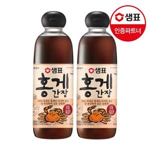[샘표] 홍게간장 830ml 2개