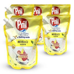 헨켈 프릴 베이킹소다 레몬향 주방세제 리필 1L 5개 WFHKZUE