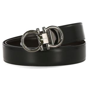 [페라가모] 간치니 양면 프리컷팅 67 9938 NERO HICKORY 694531 남성 벨트