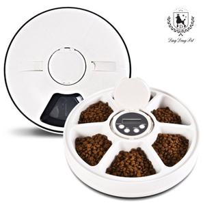딩동펫 강아지 고양이 식기 6구 자동급식기