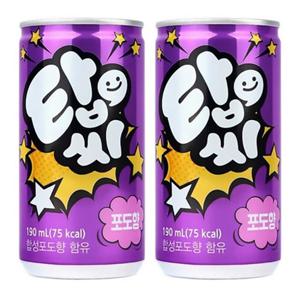 일화 탑씨 포도 190ml x 30캔 과즙 탄산음료
