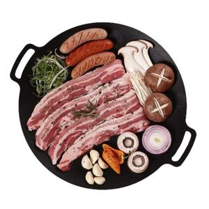 캠핑 그리들 인덕션 고기불판 무쇠철강 그리들팬 30cm