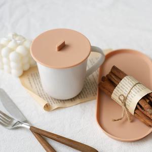 카밀리아 실리콘 컵뚜껑 머그컵 커버 덮개 머그리드