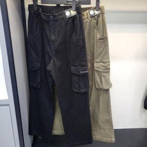 [나인마이너스투]리트머스 밴딩 카고 와이드 기모 면바지LN4PU922_SC