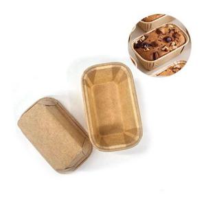 제빵용품 프랑스산 플럼피몰드 종이 파운드틀 50개 미니