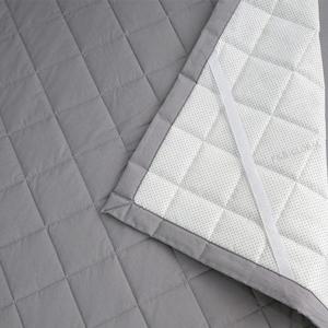 슈퍼싱글침대패드 샤이니 순면 밴딩패드 SS 그레이 단품 카페트겸 패드 슈퍼싱글패드 HWF13AB4