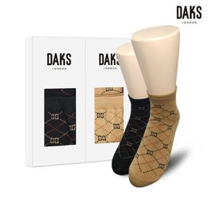 [닥스ACC]닥스양말 숙녀2족 선물세트 디자인미니 로고다이아 24912