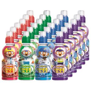 팔도 뽀로로 어린이음료 235ml 4종 혼합 24개(딸기6+사과6+밀크6+블루베리6)