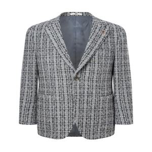 [JOHNSTONS] 캐시미어 트위드 그레이 자켓 (DMJA4D082G2)