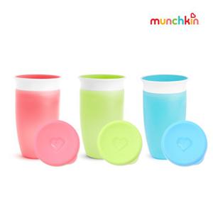 [먼치킨] 미라클 360도 대용량 296ml 흘림방지컵 (컵뚜껑포함)