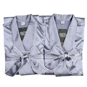 [알콩단잠]커플가운 여름로브 실크 롱 바스 목욕가운