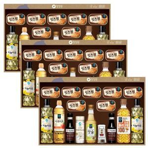 청정원 종합 16호 선물세트 3박스 쇼핑백 구성 추석 설/명절 선물세트