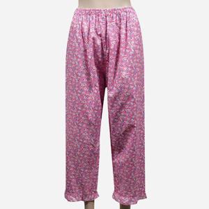 여성 꽃패턴 아사면 60수 9부 파자마 잠옷 바지 하의 (WE4EF41)