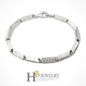 [호림쥬얼리]실버92.5/은팔찌/세련_예쁜(HR)실버 하트 스퀘어 팔찌(NO.40588)