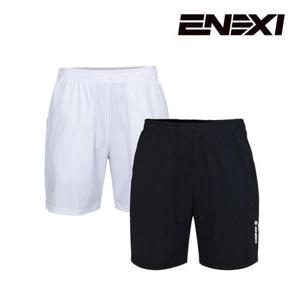 [에넥시] 남성 기능성  4부포인트 배색반바지  24SP02DM (배드민턴,탁구,볼링,스쿼시,헬스)