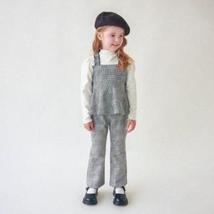 [월튼키즈]체크레이어드부츠컷상하복