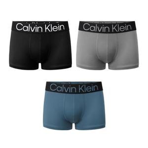 CK 캘빈클라인 볼드로고 마이크로 스트레치 3팩 로우라이즈 남성 언더웨어 색상3종 NP2607O-340