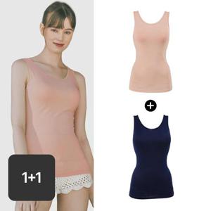 앤왁스 노캡 배쏙티 에어쿨 런닝형 1+1세트 (코랄스킨+네이비)