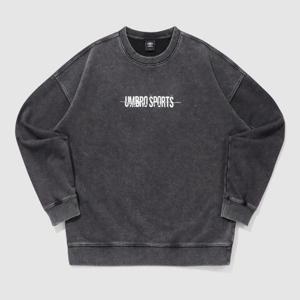 엄브로 워시드 레터링 맨투맨 BB UQ121CFS23 DCH RPK