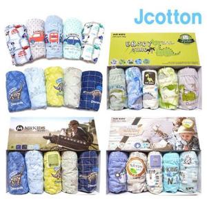 [제이투와이]유아팬티 남아동팬티모음전 10종 5매세트 선물용