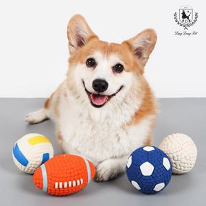 딩동펫 반려동물 강아지 라텍스 스포츠볼 장난감 M