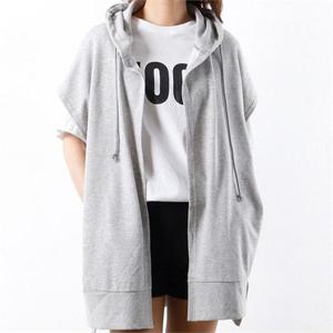 레이어드 후드 베스트 2041326S 빅사이즈 여성