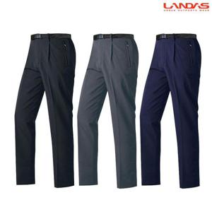 랜더스 남성 단체 기모 겨울 방한 스판 슬랙스 바지 팬츠 하의