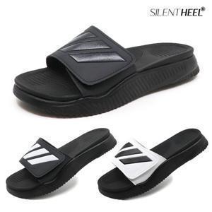 국산 발편한 여성 남성 이중 쿠션 슬리퍼 벨크로 발등조절 여자 남자 회사 사무실 실내화 학생 KS023