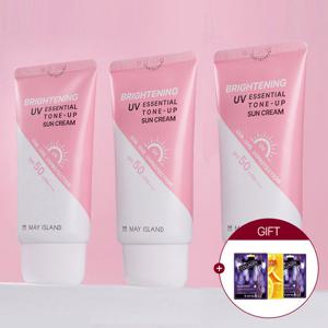 [1+1+1] 핑크 UV톤업 선크림 70ml + 마스크팩 3장 증정