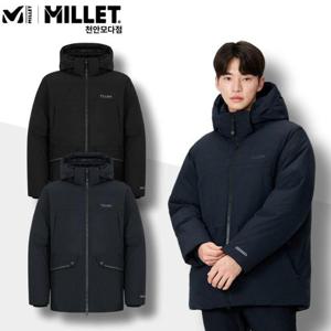 [밀레]밀레 헤비구스다운 남성 패딩 점퍼 자켓 발열판 등산 후드탈부착_CA