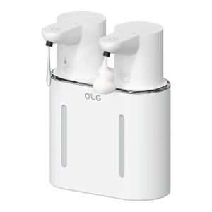 올지 2중 자동 디스펜서 주방세제 손세정기 핸드워시 샴푸 젤 폼 퐁퐁 싱크대 욕실 거품 전동