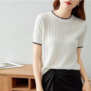 겨울 니트 청순 반팔 비 스웨터 위드기프트 WFKZK22
