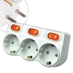 [JHQRBIEZ_4A]무선 3구 콘센트 DY 개별 3구멀티탭