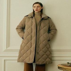 [마르조][1종]여성) 포인트카라 퀼팅 구스다운 점퍼