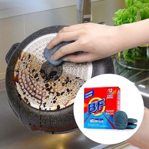 요술 버블패드 스틸울 수세미 탄 냄비 수세미 세제 수세미 나노 매직 수세미 화장실유리청소 12개 K155