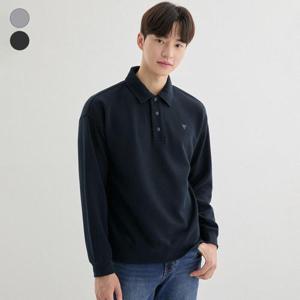 [게스][25FW] [ON] 남성 PQ 쿠션지 카라 맨투맨 NP3KE406