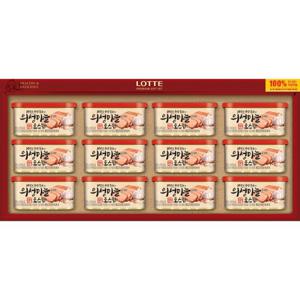 [롯데푸드] 의성마늘 로스팜 2-12호 롯데햄 명절선물세트