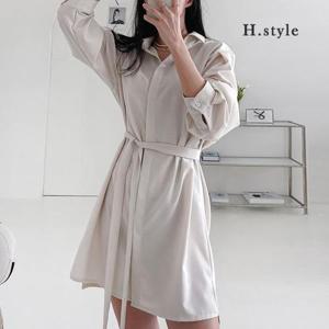 [에이치스타일]OP/히든퍼프셔츠원피스/봄/여름/OPS
