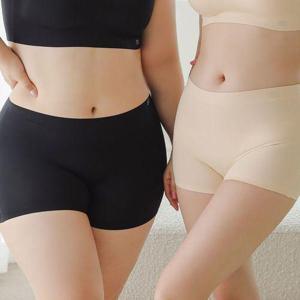 [버블돌](2매) 평온 여성 무봉제 심리스 드로즈 사각팬티세트