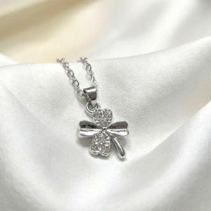 큐빅 클로버 패션 목걸이 악세서리 데일리 여성 선물 WFLPI8J