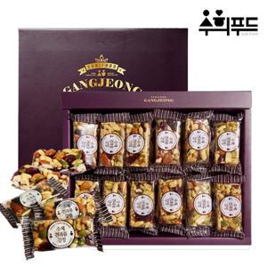 [수희수제견과] 수제 통아몬드 호두 강정 선물세트