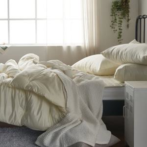 지베딩 자연주의 샤틴 순면 60수 이불커버 풀세트 퀸(Q)