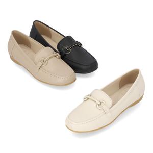 [정상가 159,000원] 엘칸토 여성 스퀘어 홀스빗 장식 로퍼 2cm LCWC23M413