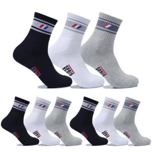 [스프리스]스프리스 이중쿠션 남자스포츠양말중목 9켤레 SP1015 골프양말 운동양말