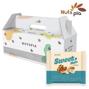 [넛츠피아] 스윗넛츠 베이직 25봉 선물세트 견과류 하루견과 믹스넛